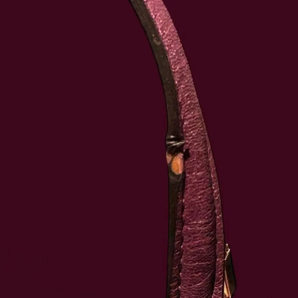 Coach Women's Purple and Burgundy Bag